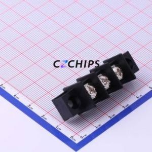 KF45CM-9.5-3P Barrier Terminal Block Through hole Component (THT),P=9.5mm Connector Two Sides 9.5mm 1x3P Straight Pin - Product Image 1