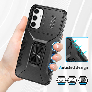 Funda con Anillo para Samsung Galaxy A05S/A05/A24/A54/A14/A04S, Nuevo Diseño, Protección de Lente de Cámara, Ventana Deslizante, Soporte de Anillo - Product Image 5