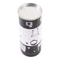 Boîtes en fer blanc scellées personnalisées, impression offset, matériaux recyclés, sans danger pour les aliments, pour café, thé matcha en poudre, boîte cadeau empilable