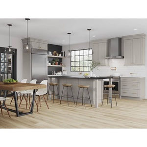 Thân thiện với môi gỗ sồi có độ bóng cao kết thúc bồn rửa nhà bếp với tủ bao gồm vòi ngăn kéo giỏ & Bồn Rửa cơ sở tủ - Product Image 1