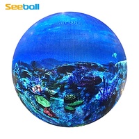 Pantalla LED Esférica Curva Seeball de 1m de Diámetro, P5 para Interiores, Nueva de Fábrica OEM
