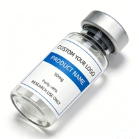 Autocollants en vinyle imprimés sur mesure pour peptides, étiquettes imperméables pour flacons de 3 ml, 10 ml, 15 ml pour poudre de peptides