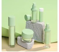 KAIGE OEM ODM Warna Kustom 15ml 30ml Botol Krim Wajah Mewah Akrilik Plastik, Botol Serum Semprot, Botol Lotion, Set Botol Perawatan Kulit