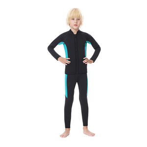 थोक 3 मिमी मोटे बच्चे नियोप्रोन स्प्लिट प्रकार आर्द्रसूट कस्टम प्रिंट पैटर्न गर्म डाइविंग और तैराकी सर्फिंग सूट - Product Image 4