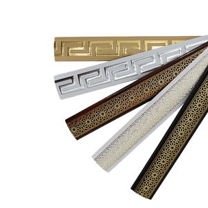 Usine OEM & ODM, lignes de finition murale décoratives en PS, style moderne, moulures murales d'angle en polystyrène imperméables, ligne de décoration - Product Image 5