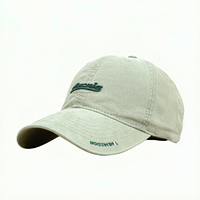 Casquette de baseball en jean délavé et vieilli, style vintage, avec rivets métalliques, ajustable, souple, pour tenue décontractée