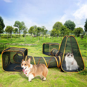 PiCiPaw 6-in-1 grandi custodie per gatti da esterno Pop Up tende da gioco per gatti con Tunnel per addestramento agilità per cani Tunnel portatile per animali domestici - Product Image 2