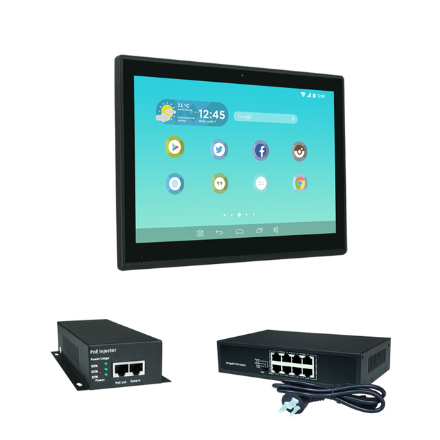A64/RK3188/RK3288/RK3399/RK3566/RK3568/RK3588 Wall Mount 15.6 Inch Android Tablet POE Power 1920*1080 NFC RFID Android Panel PC