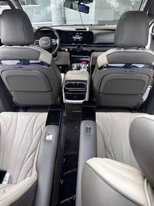 Bandeja de Cuero Gris Premium para Asiento de Coche con Luz LED y Portavasos para Interior de Auto de Lujo para <span class=keywords><strong>Carnival</strong></span> - Product Image 2