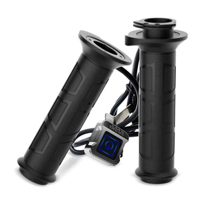 RacePro – poignées chauffantes noires pour motos, pour Yamaha, Honda, <span class=keywords><strong>Suzuki</strong></span>, Kawasaki, Buell, Ducati, 7/8 pouces, 22 mm - Product Image 3