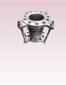 Joint de dilatation de tuyau flexible en métal de 6 pouces PN40 CS bride 300mm réseaux de fluide de dilatation thermique Services de fabrication de produits - Product Image 1