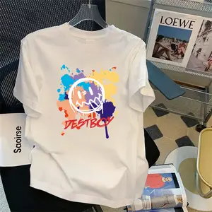 夏のプリント高級都市デザイナーリネン大きくて背の高いy2k卸売ワークアウトカスタムジムプラスサイズ男性用服2023