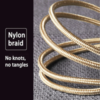Cable trenzado de nylon USB A a tipo C para teléfono móvil Cargador USB de carga rápida Cable USB tipo C