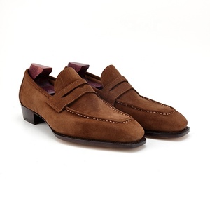 Chaussures mocassins en cuir suédé de haute qualité Cie L302 pour hommes, style décontracté et habillé, à talon biseauté, pour mariage, à enfiler, collection automne - Product Image 1