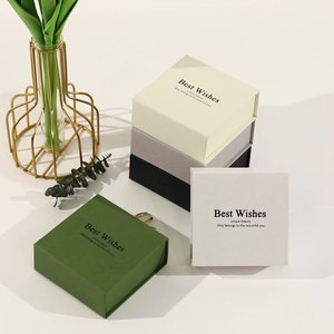 Caja de regalo abatible del fabricante original con logotipo que se puede colocar magnéticamente para el embalaje de joyas y piedras preciosas. - Product Image 2