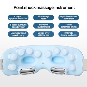 Nuevo Masajeador Ocular Visible, Dispositivo de Cuidado Ocular, Gafas de Masaje Ocular con Compresión de Bolsa de Aire Inteligente y Música Bluetooth para Mejorar el Sueño - Product Image 5