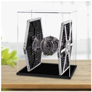 Yageli - Caja de Exhibición Acrílica Transparente de Perspex para Star Wars, con Logotipo Personalizado Serigrafiado, Base Negra, Venta al por Mayor de Fábrica - Product Image 3