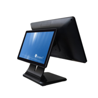 Terminal de point de vente à double écran, système de point de vente ultra fin en aluminium, écran tactile de 15,6 pouces, supermarché, restaurant