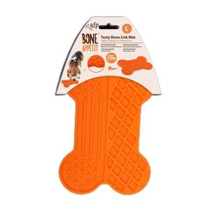 Alfombrilla de silicona portátil moderna para lamer para perros y gatos, con ventosas, para alimentación lenta y ocultación de comida, en formas de redondo/hueso/pato, con patrón sólido - Product Image 6