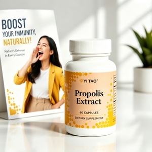 Cápsulas de Extracto de Propóleo, Jalea Real y Polen de Abeja OEM, Suplemento de Apoyo Inmunológico de Propóleo, Suplemento Dietético Energético - Product Image 4