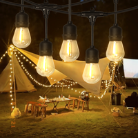 Guirlande Lumineuse LED Étanche de 30M, Culot E27, pour Camping, Noël, Mariage, Fête, Cour, ou Décoration Extérieure