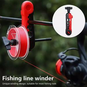 Enrollador de línea de pesca universal portátil, ajustable para varios tamaños de carrete, dispositivo de enrollamiento multifuncional, accesorios de pesca - Product Image 3