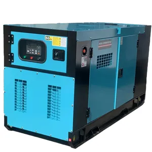 Genset Diesel senyap 15kw, untuk rumah atau bisnis kecil kinerja tinggi portabel AC DC Generator Diesel