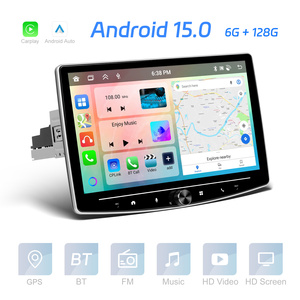 <span class=keywords><strong>Autoradio</strong></span> rotatif Podofo <span class=keywords><strong>10</strong></span>,1'' 1DIN 6+128G avec Carplay/Android Auto sans fil, <span class=keywords><strong>autoradio</strong></span> Android pour voitures universelles - Product Image 5