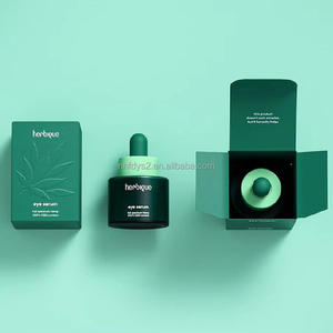 Tùy chỉnh đôi bên in Hộp Mỹ phẩm 30ml thủy tinh tinh dầu nhỏ giọt chai thư mục loại hộp giấy bao bì Logo - Product Image 1