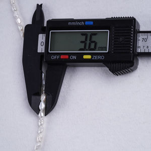 Zhuji 7インチ3-4mm天然淡水リアル真珠ビーズバロック多色ルースパールストランド卸売 - Product Image 6