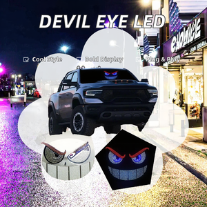 Nuevos Accesorios para Autos, Luz LED Decorativa Dinámica Ojo de Diablo con USB, Lámpara para Decoración Trasera y Delantera para Modificación de Coches FJ Cruiser y Alphard - Product Image 3