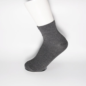 Pure Black Grey Sports Breathable <strong>Socks</strong> <strong>100</strong> Pure Cotton Graphic Merino <strong>Wool</strong> Black <strong>100</strong> Cotton Ankle <strong>Socks</strong> - Product Image 2