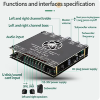 Module d'amplificateur audio 2.1 canaux XY-S350H, haute fidélité, haute qualité sonore, TPA3251D2, marque originale audio/vidéo