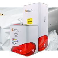 Revêtement liquide acrylique transparent 2K au graphène pour automobile, durable, haute dureté, résistant aux rayures, brillant, en spray, 5L, peinture automobile