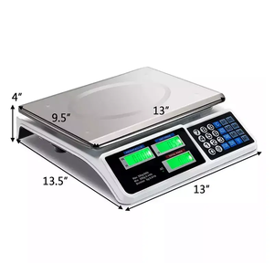 30 किलो इलेक्ट्रॉनिक पैमाने पर वाणिज्यिक 40 किलो वनस्पति इलेक्ट्रॉनिक पैमाने - Product Image 5