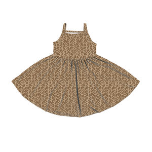 Vestido de Verano para Niñas BQ-526-XXM, Estilo Casual, de Tirantes, Sin Mangas, Corte en A, Tela Suave Tipo Seda - Product Image 5