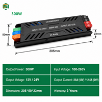 Suplai Daya LED Ultra Tipis 100-265V ke 24V 12V Transformator LED Strip CV untuk Lampu Linear Papan Reklame Bercahaya