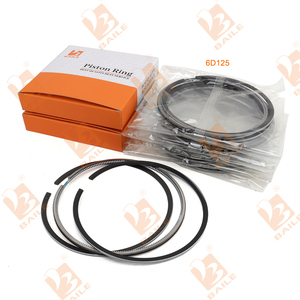 Set di Fasce Elastiche <span class=keywords><strong>6D125</strong></span> per Escavatore <span class=keywords><strong>Komatsu</strong></span> S6D125 6150-32-2030 Set di Fasce Elastiche Sostitutive per Motore - Product Image 2