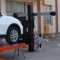 Aligneur de roues 3D de 17mm, pour 4 pôles, équipement d'alignement de roue, réparation automobile, mise à niveau, base de levage gratuite