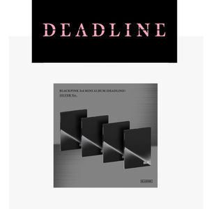 KPOP BLACKPINK 3er Mini Álbum DEADLINE SILVER Ver. CD Coleccionable Oficial Bluewave Music Korea Merch de Regalo para Grupo Femenino - Product Image 1