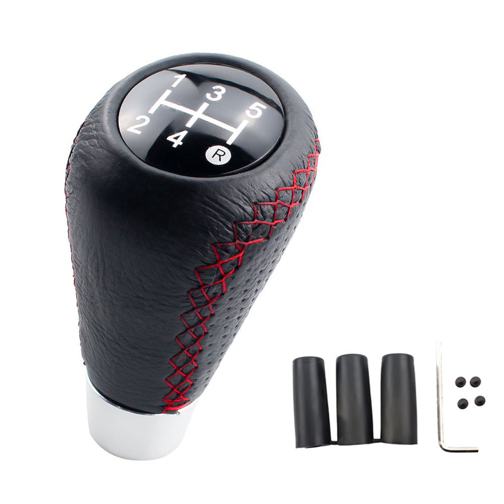Универсальная кожаная ручка переключения передач для автомобиля MT, ручка ручного переключения передач, рычаг переключения передач