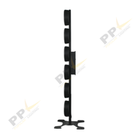 6x50W LED Rétro Lumière RGB 3-en-1 Wash Strobe Projecteur de Scène DMX Activé par le Son Éclairage DJ pour Bar KTV Disco Fête Club