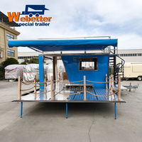Webetter Camion de restauration mobile personnalisé, bar, restaurant, camion de crème glacée, camion de café, camion de pizza, camion de tacos, camion de hot-dogs, camion de hamburgers, camion de snacks, cuisine entièrement équipée