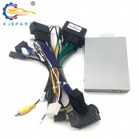 Adaptateur autoradio Android pour voiture avec faisceau de câblage et décodeur CAN-Bus, câble RCA pour Audi A4L Q5, système multimédia de rechange