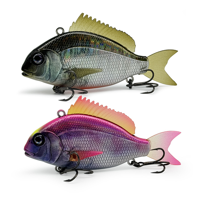 bottom fishing artificial lures Bait Stalker Jigs: for Catching Catfish, 3-Pack, Tasty Goldfish / 1 oz Blade High RPM Blades create maximal flash and thump without raising the Bottom Dweller when reeling at high speeds Bottom Lures - Three Way