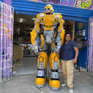 圣诞成人装逼真的机器人2.7米大小的人类角色扮演推荐成人活动派对机器人吉祥物服装