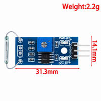 Modul Sensor Reed G123-08 LM393: Sakelar Magnetik Sensitif Magnet untuk Kit DIY Modul Sensor Sakelar Reed
