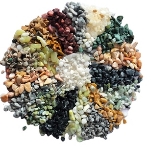 Grijszwarte gewassen gekleurde grind natuursteen kleine steensplinters voor tuinbestrating decoratieve steen - Product Image 3