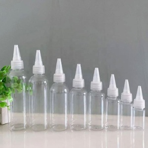 ขวดบีบพลาสติก PET สีขาวขนาดเล็กสำหรับบรรจุน้ำมันใส่ผม ยาย้อมผม สีเพ้นท์ หมึก สีผสม พร้อมฝาเกลียวแบบขายส่ง - Product Image 5