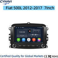 Autoradio Android CYNAVI Fiat 500L 2012-2017 avec GPS, écran 9 pouces, écran partagé, affichage RGB, système d'exploitation Android